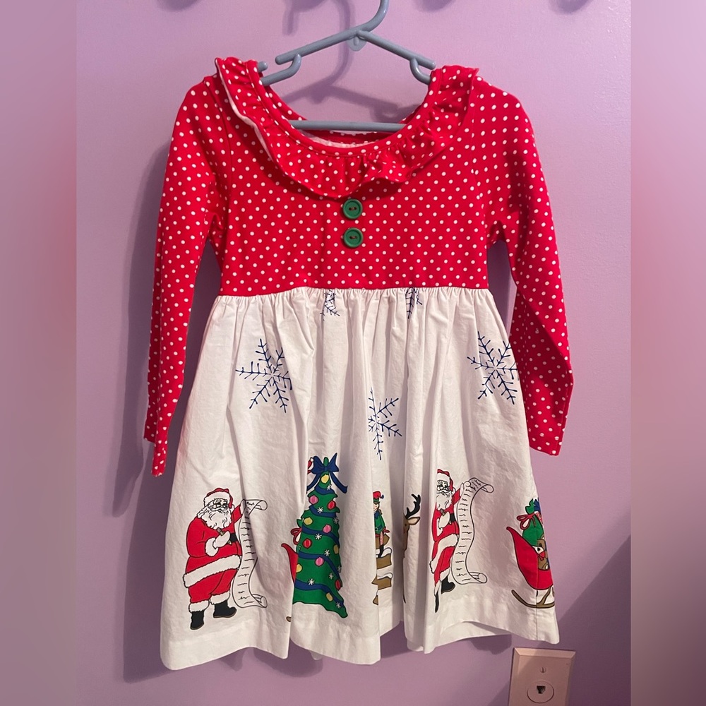 Eleanor Rose Santa dress, size 4-5